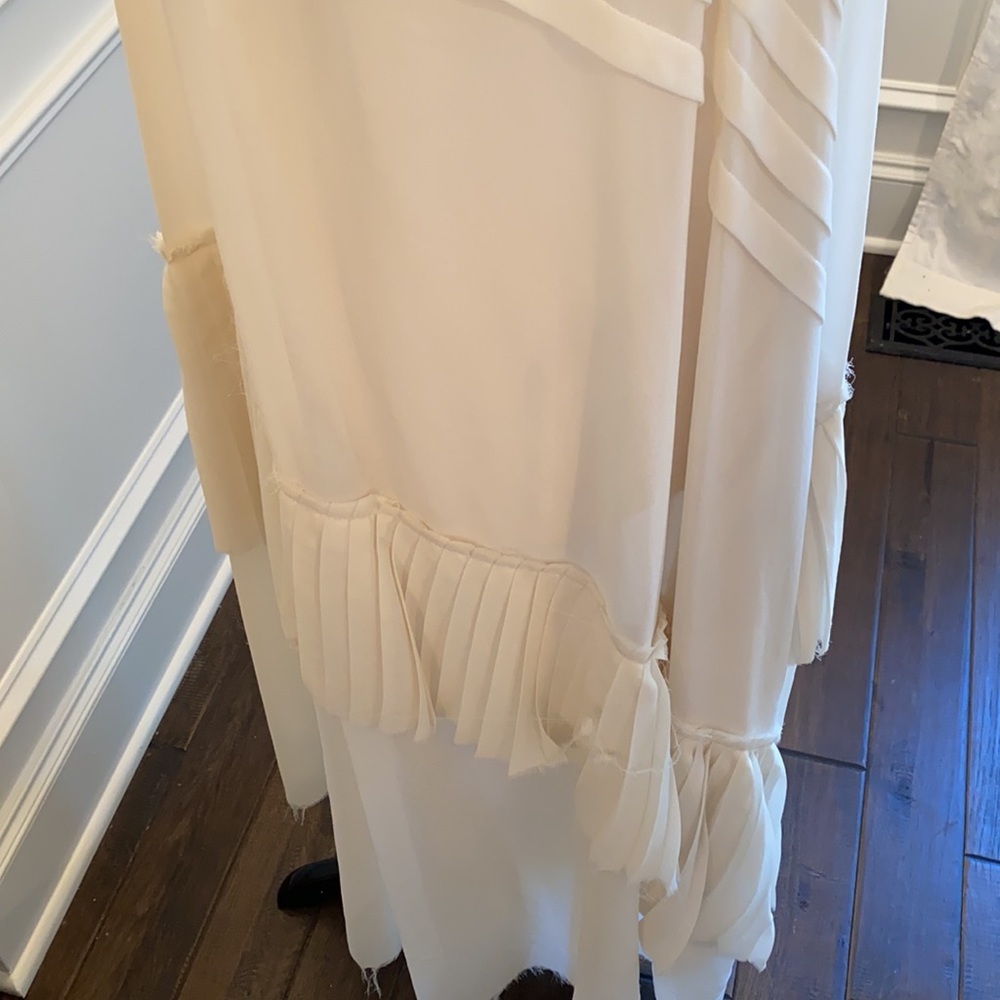 LUSH Asymmetrical Maxi Dress with Frayed Edges - Picture 6 of 13